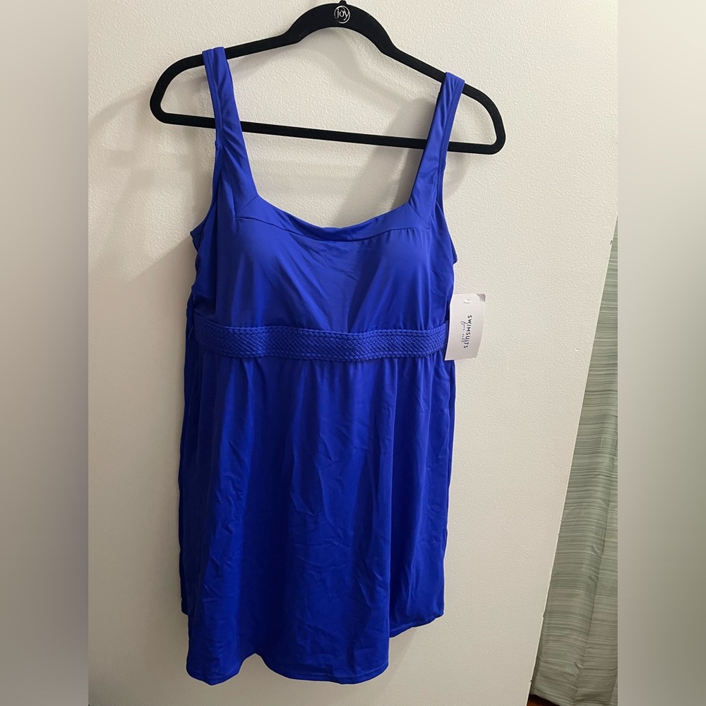 Blue swim dress size16